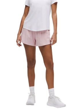 Lululemon NWOT Pace Rival High Rise Shorts 3" in Pink Haze Size 6